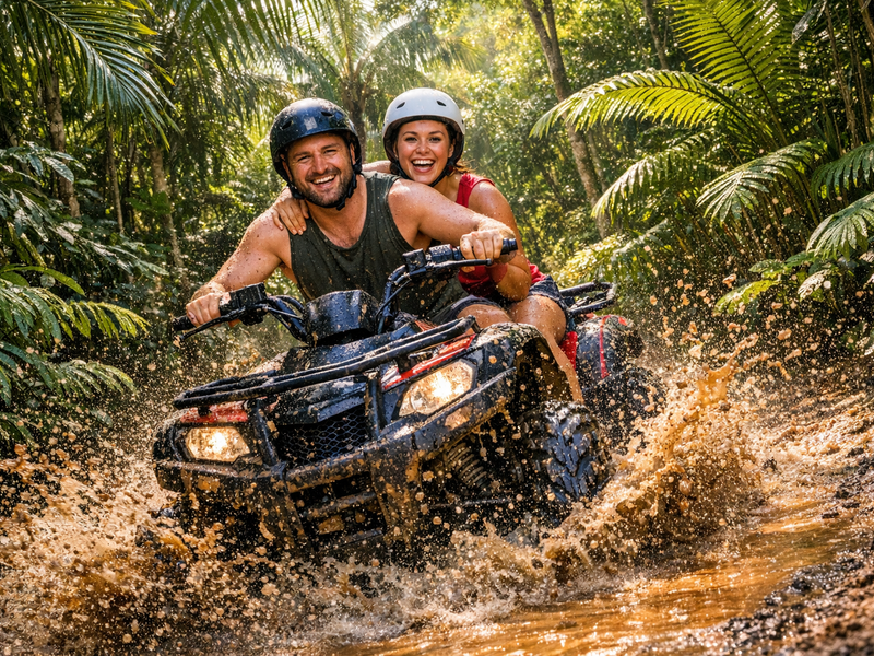 Quad-Tour durch den Dschungel von Koh Samui