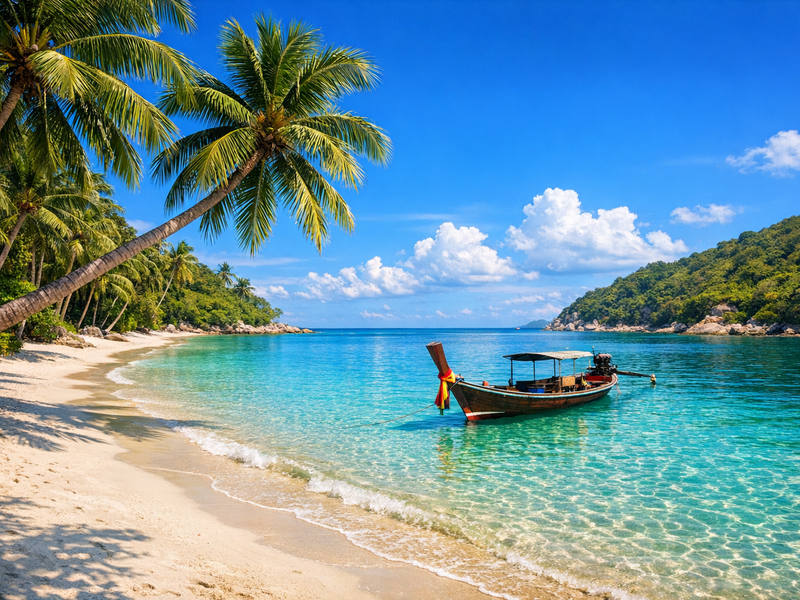 Idyllische Bucht auf Koh Samui